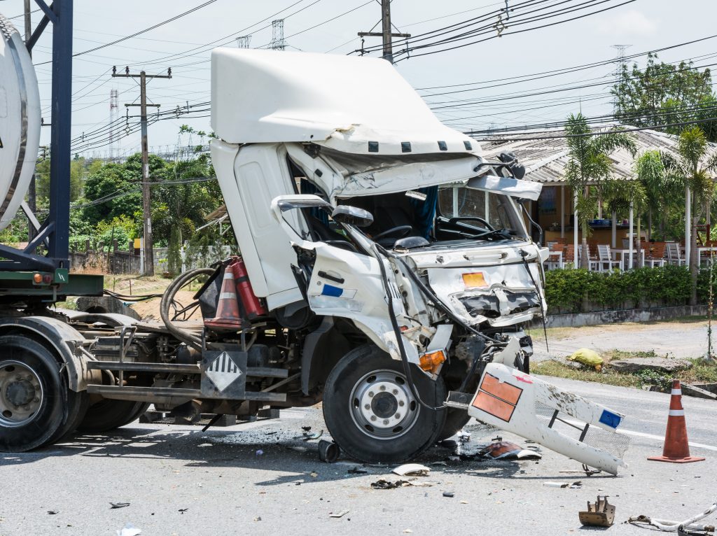 semi truck accident